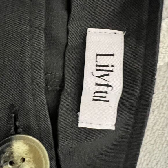 𝅺MINI Skirt, black, button front - Picture 3 of 3